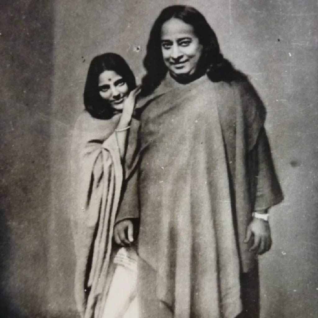 Paramhansa Yogananda and Anandamayi May