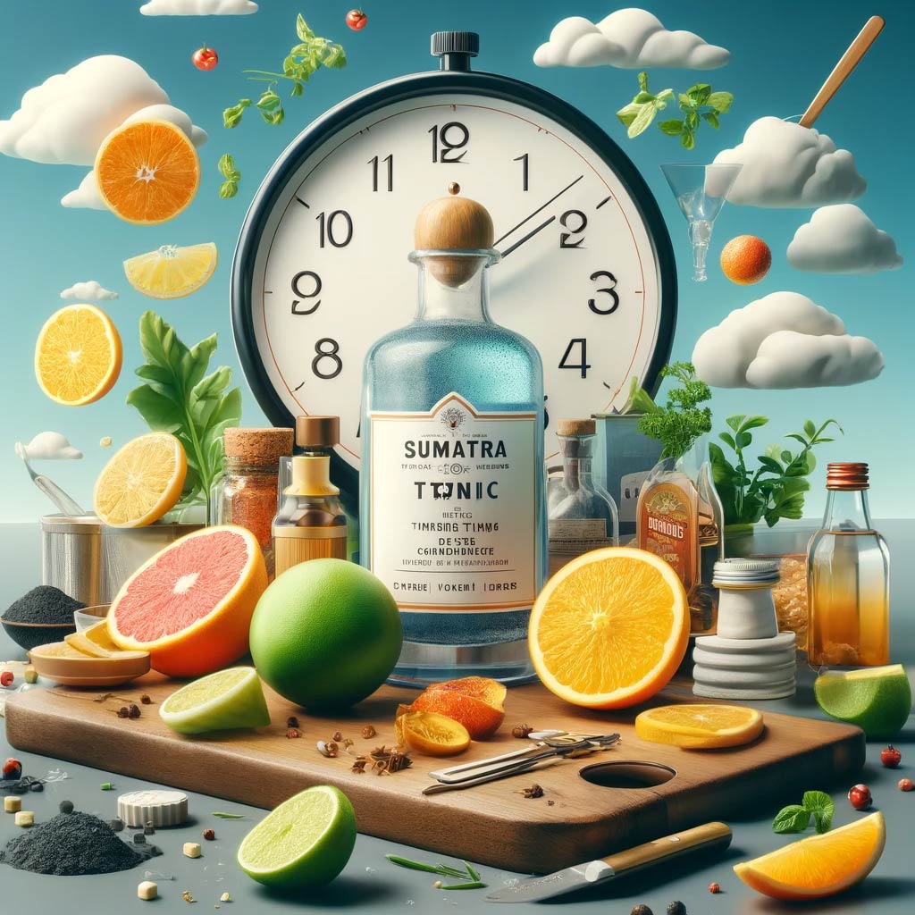 Sumatra Tonic Timing, Pairings and Convenience. Sumatra Tonic Ingredients and Usage and Recipes