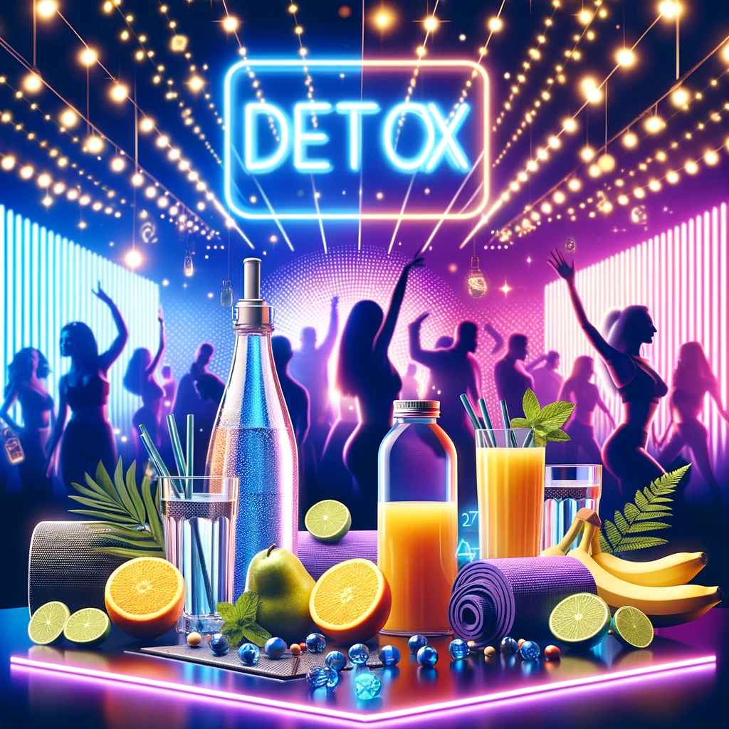 Party Hard, Detox Harder. Cleanse after partying.