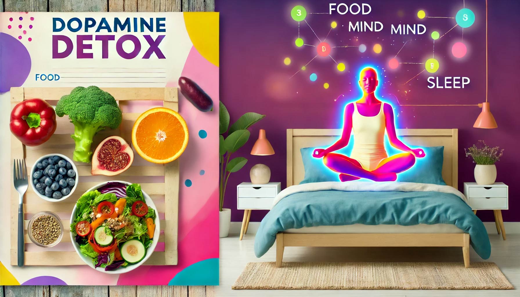 Detox Dopamine_3 Step Hack_Biohack your Sleep, Mind and Nutrition to Detox Dopamine.